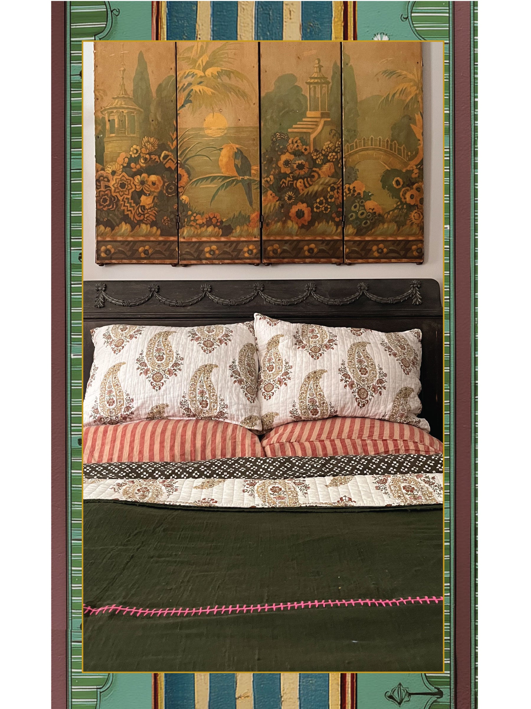 The Ethiopian Gabi Blanket - Juniper