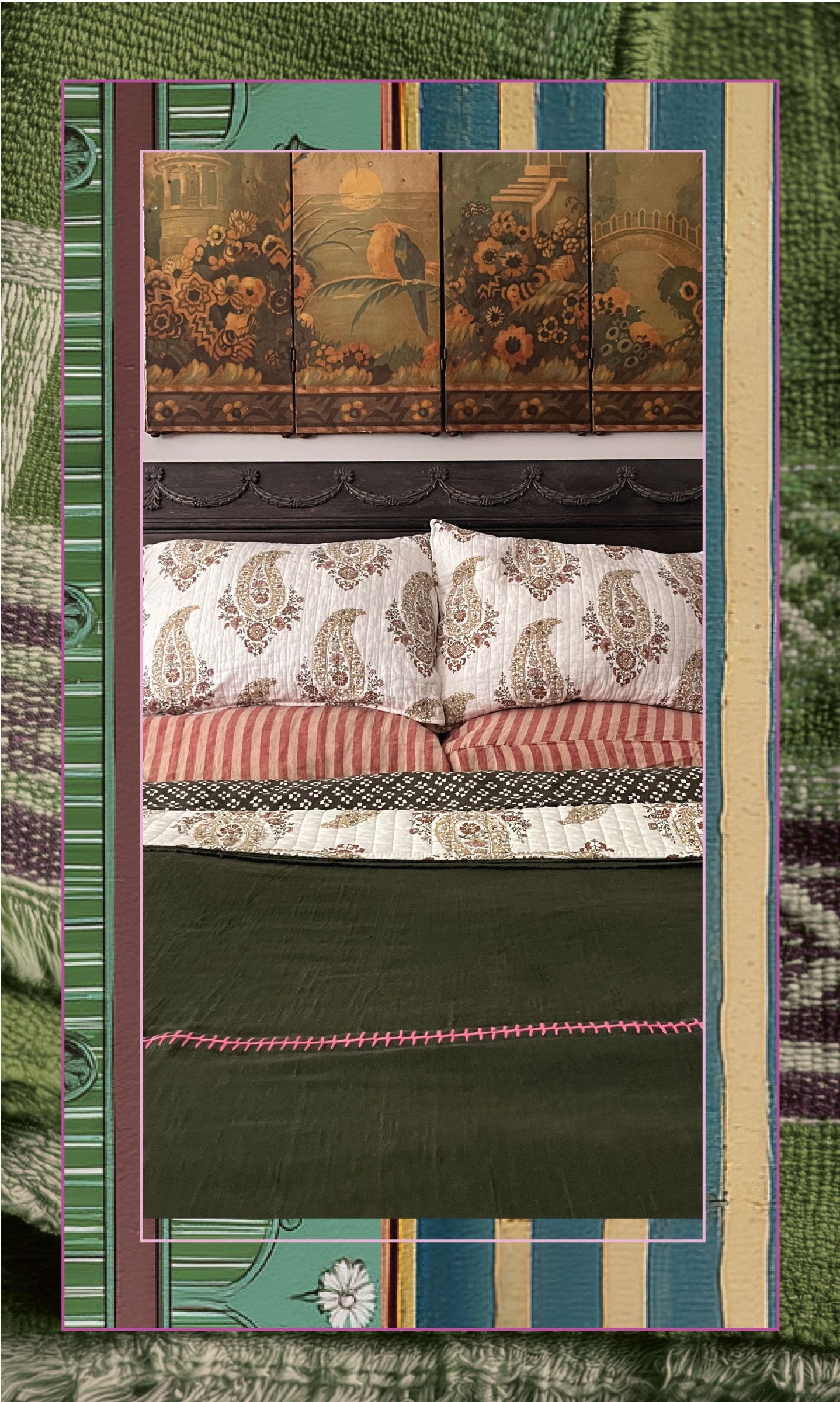 The Gabi Blanket Wrap - Juniper