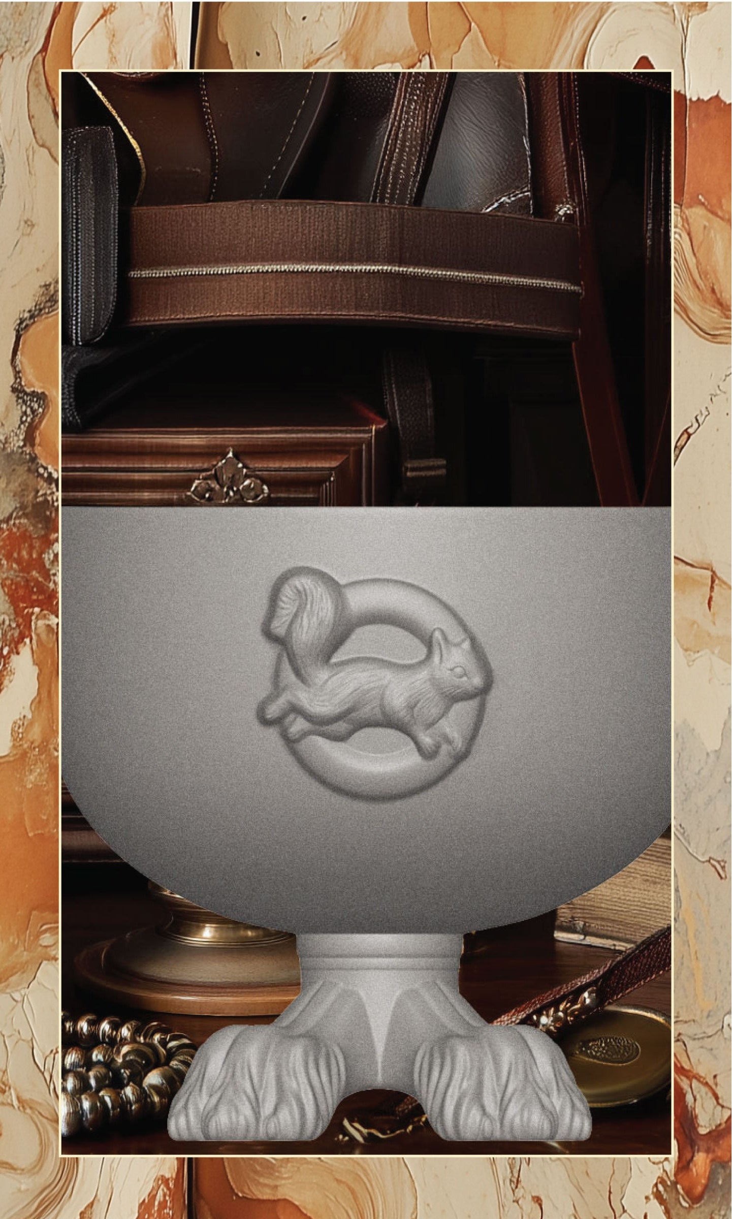 Le Bow Wow Dog Bowl - Moonstone