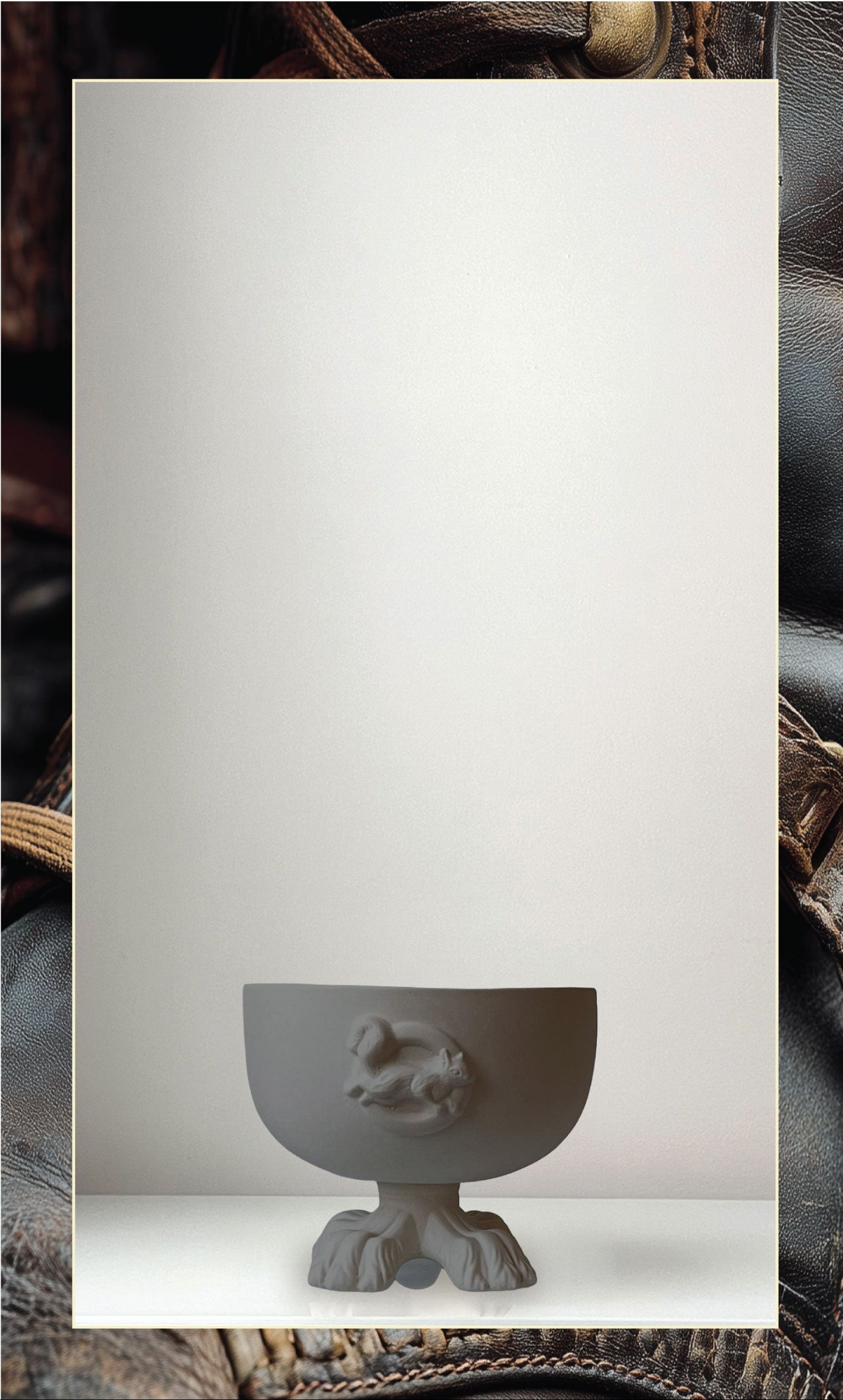 Le Bow Wow Dog Bowl - Obsidian