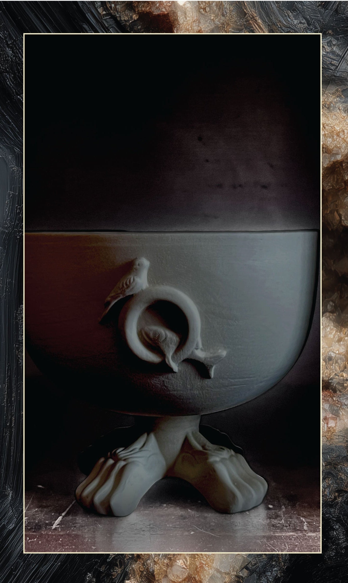 Le Meow Cat Bowl - Obsidian