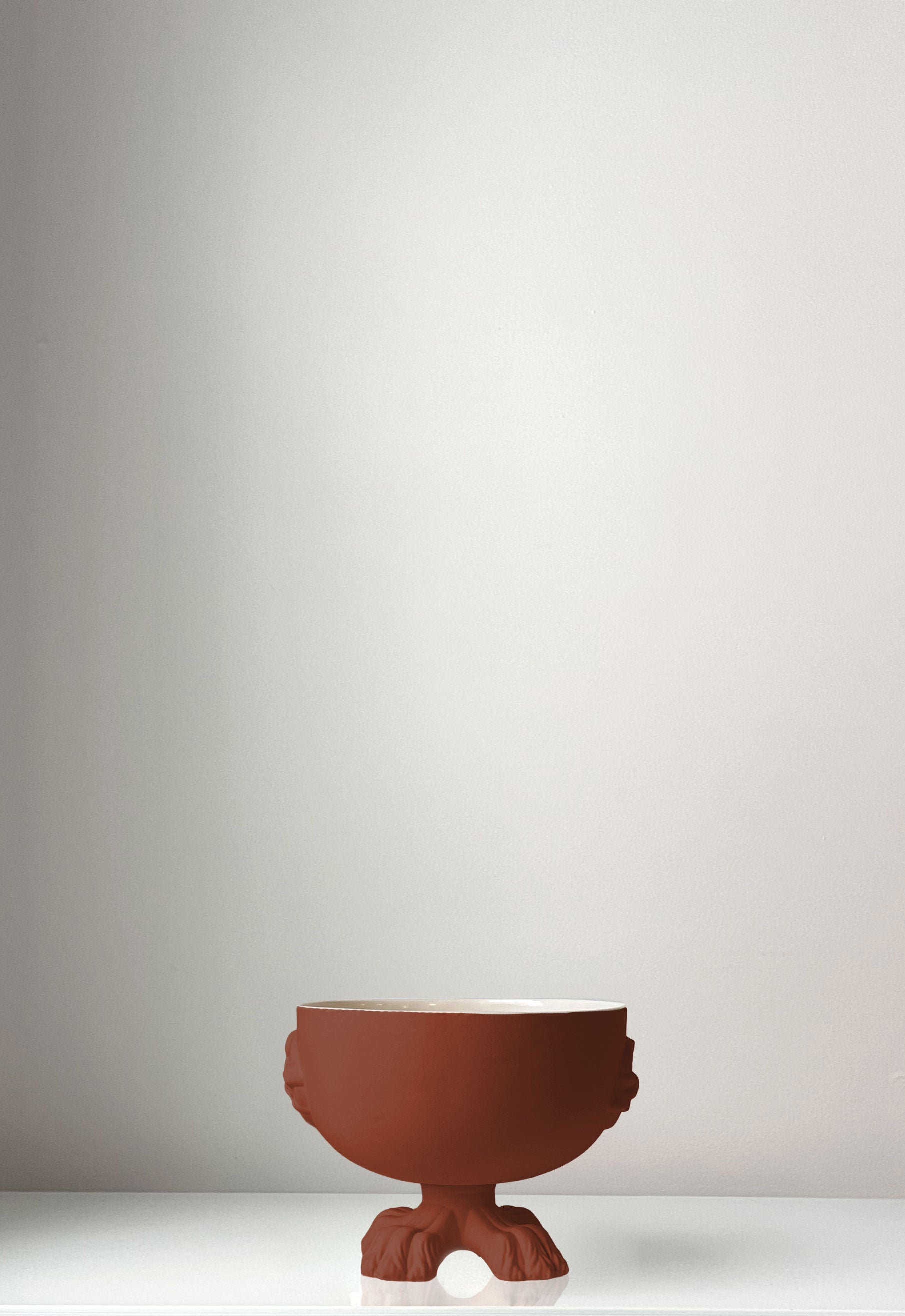 Le Bow Wow Dog Bowl - Cinnabar