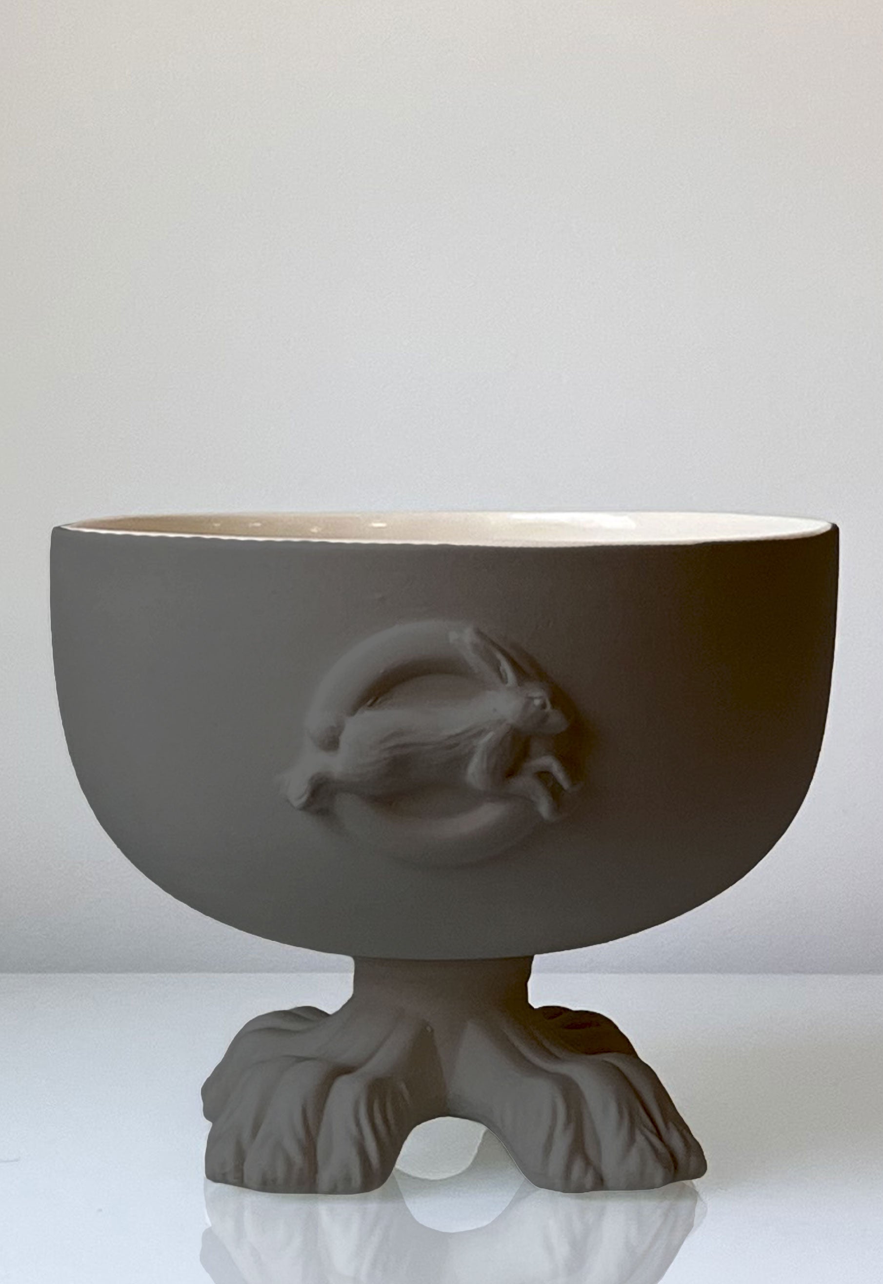 Le Bow Wow Dog Bowl - Obsidian