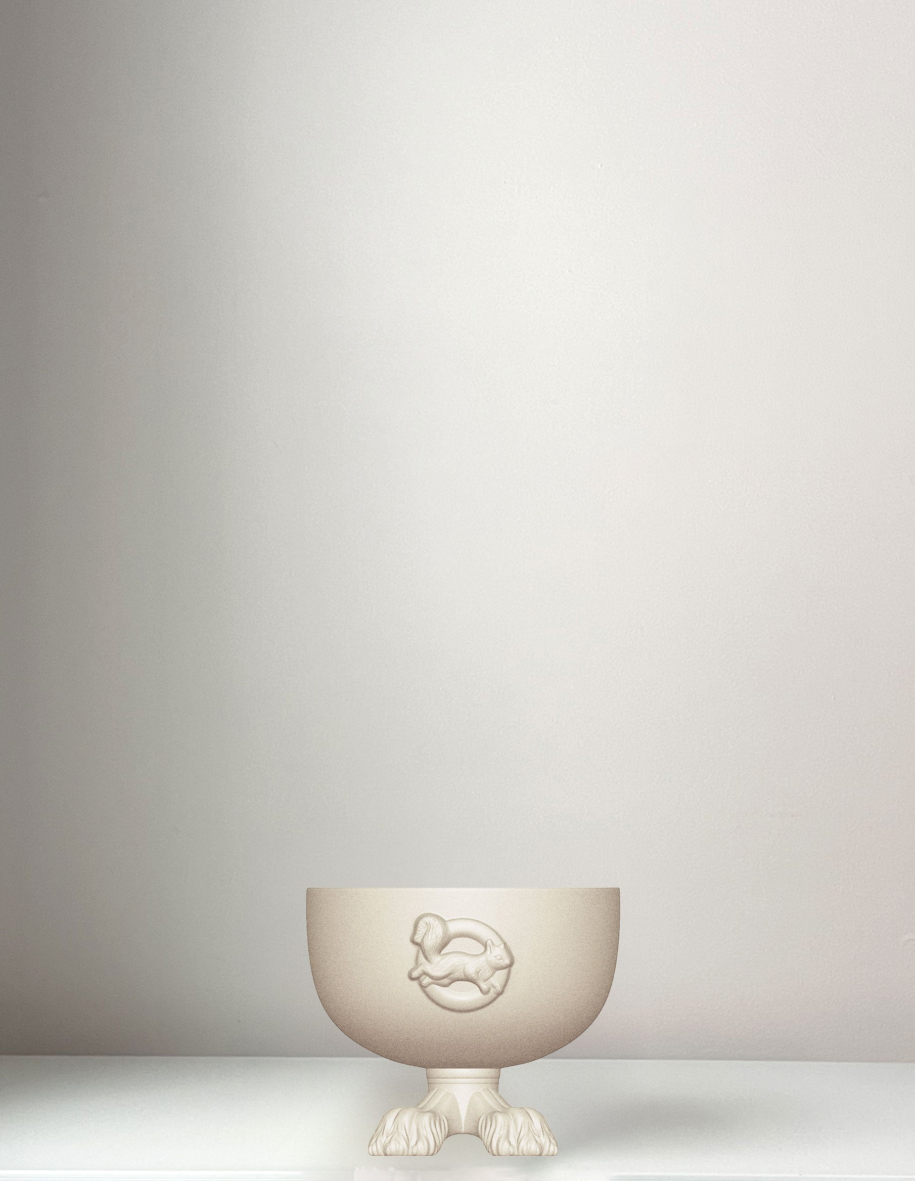 Le Bow Wow Dog Bowl - Moonstone