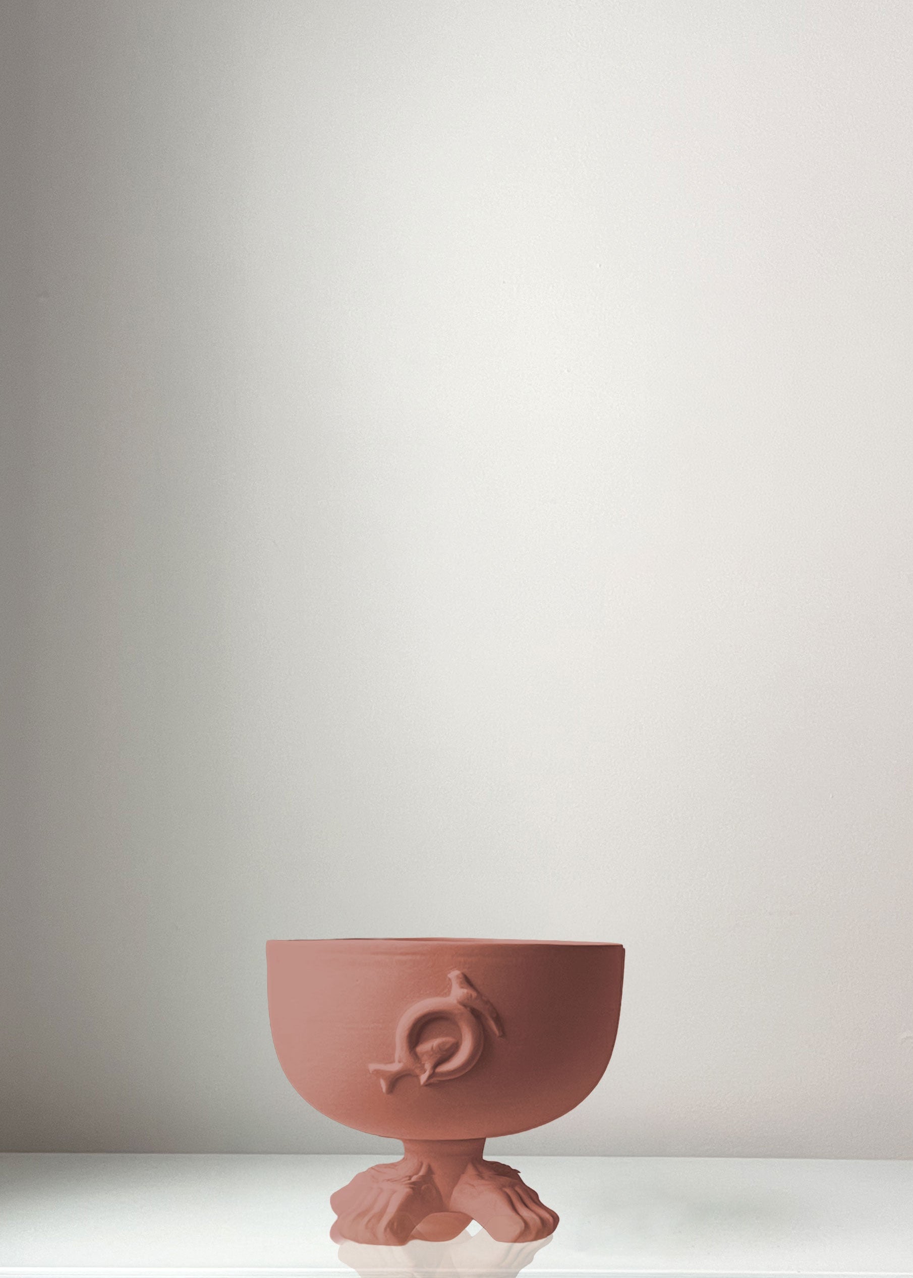 Le Meow Cat Bowl - Cinnabar