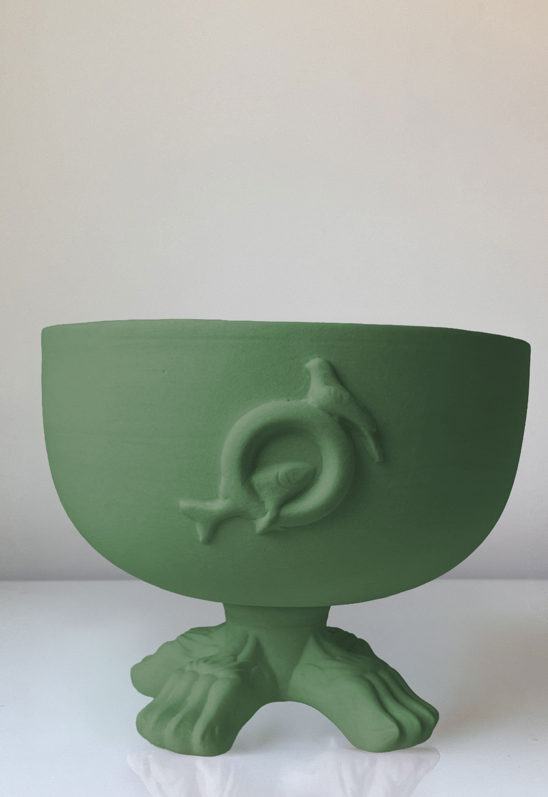 Le Meow Cat Bowl - Emerald