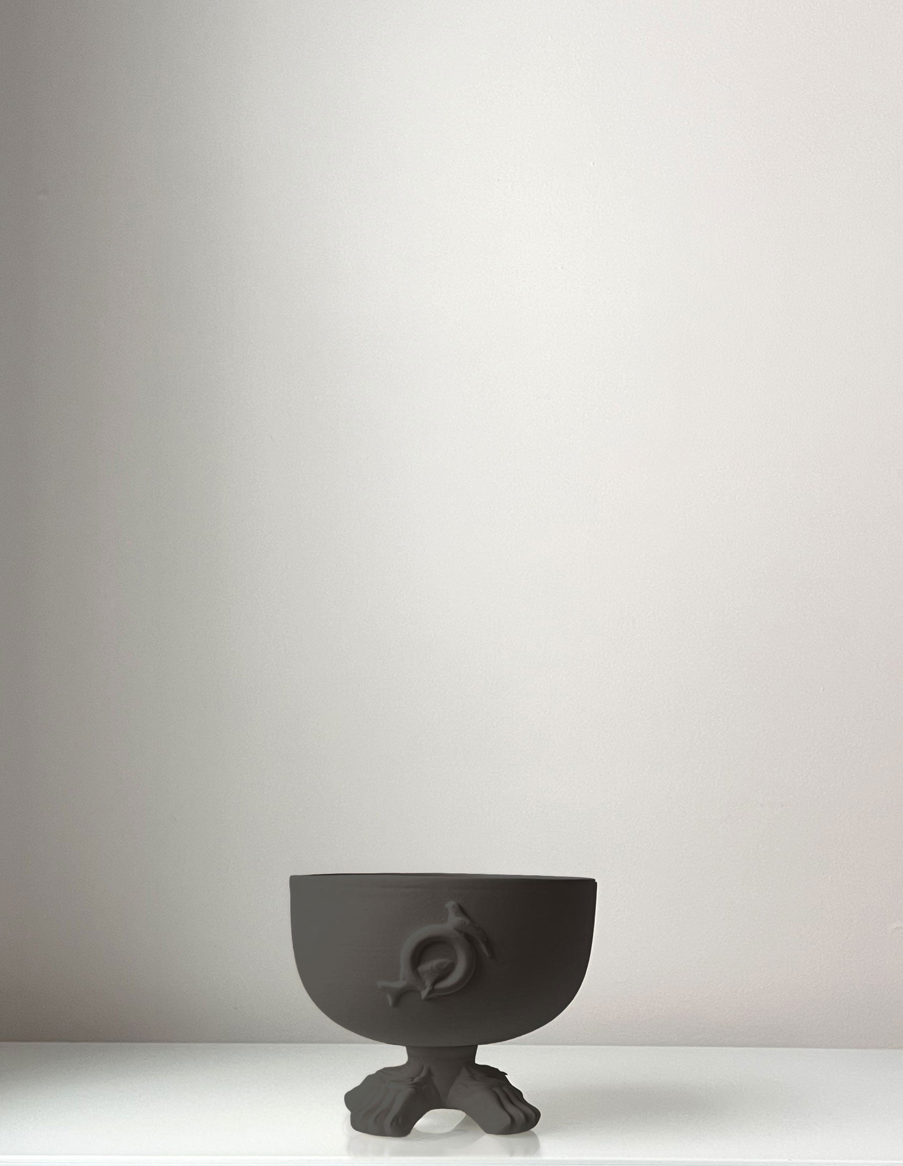 Le Meow Cat Bowl - Obsidian