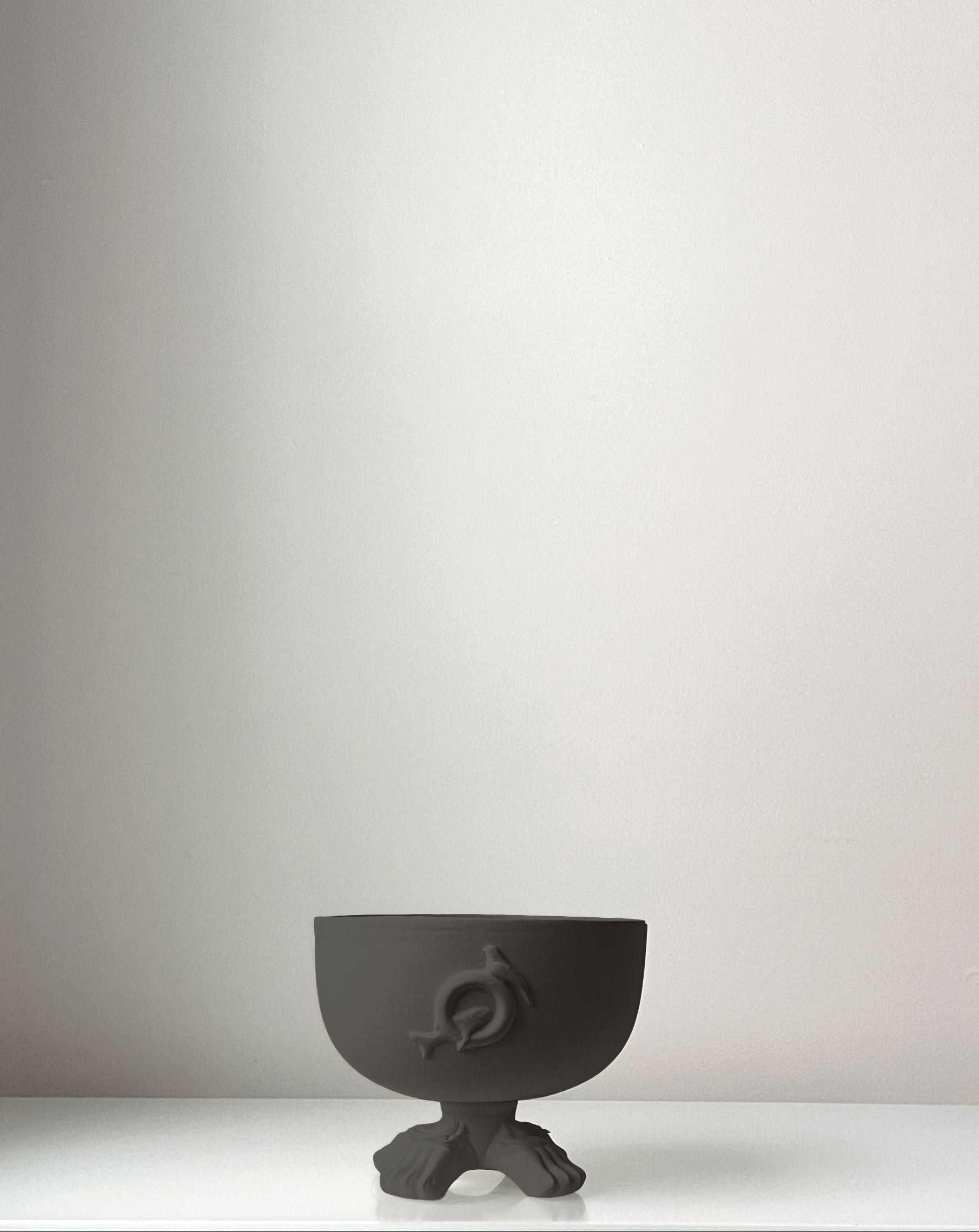 Le Meow Cat Bowl - Obsidian