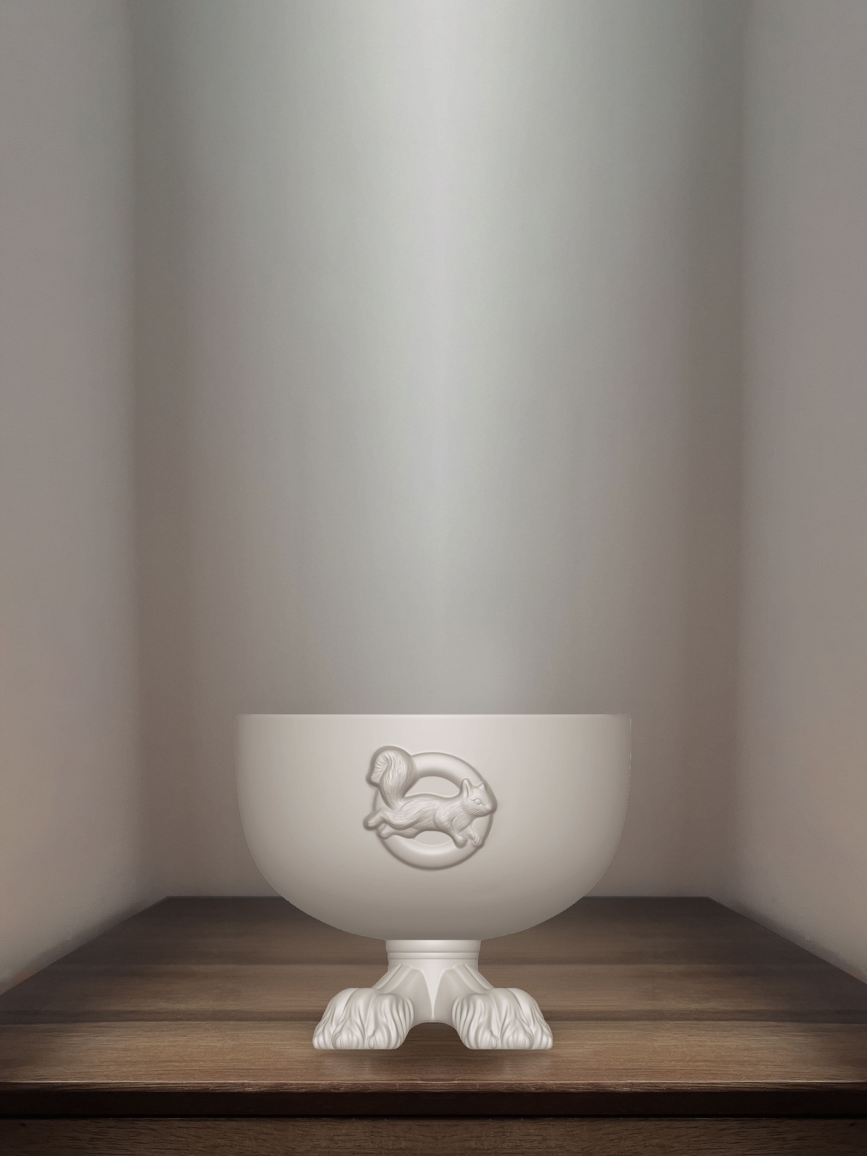 Le Bow Wow Dog Bowl - Moonstone