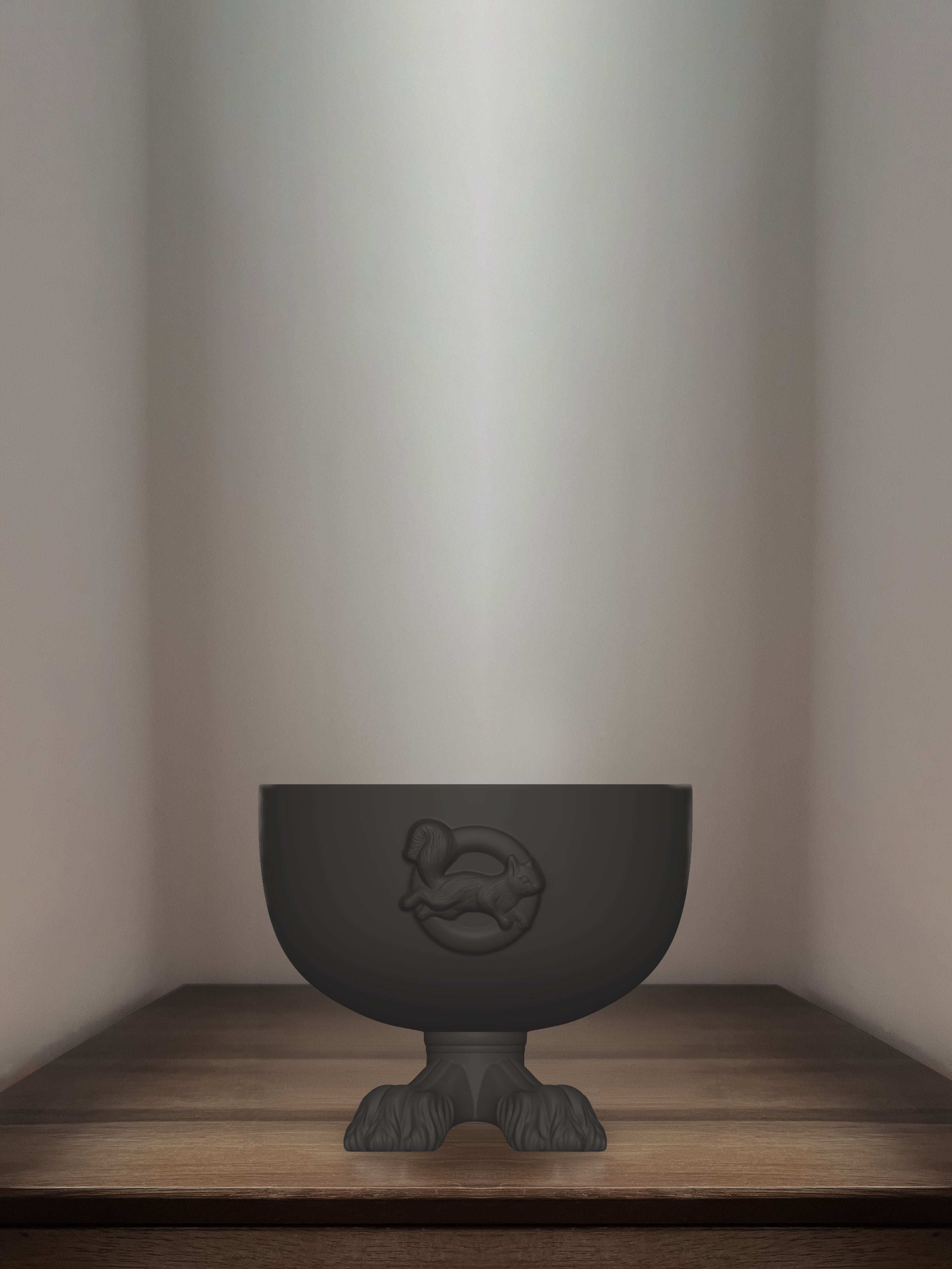 Le Bow Wow Dog Bowl - Obsidian