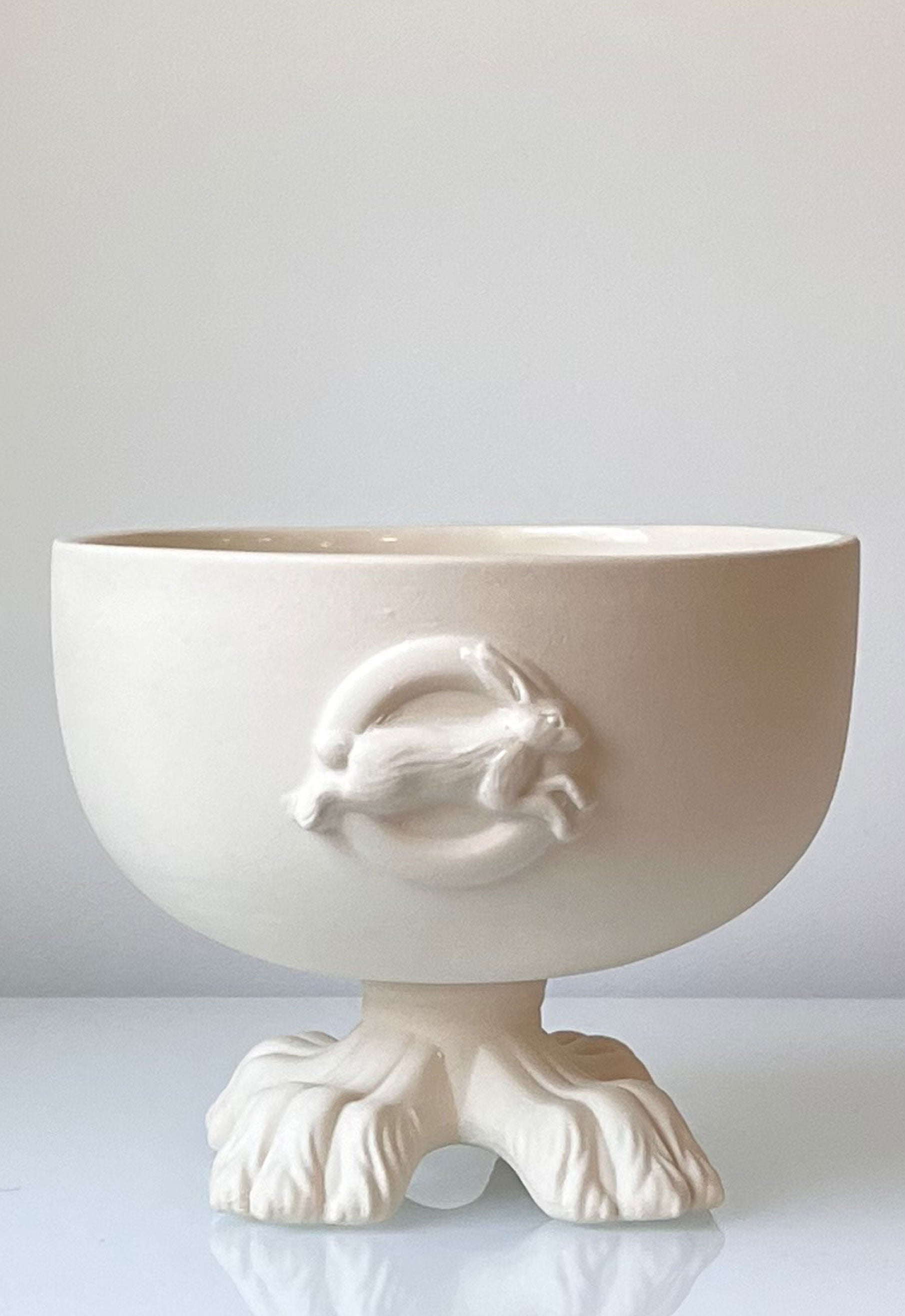 Le Bow Wow Dog Bowl - Moonstone