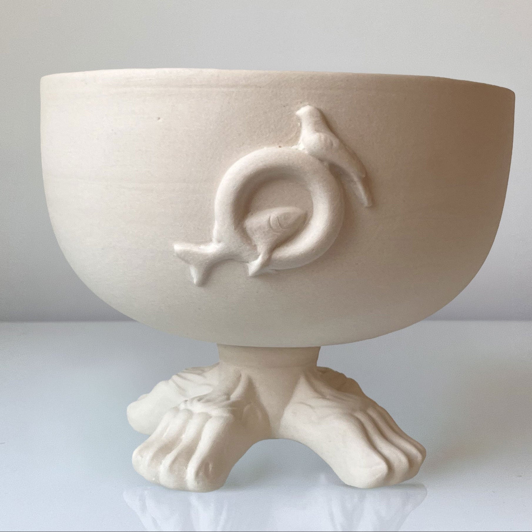 Le Meow Cat Bowl - Moonstone