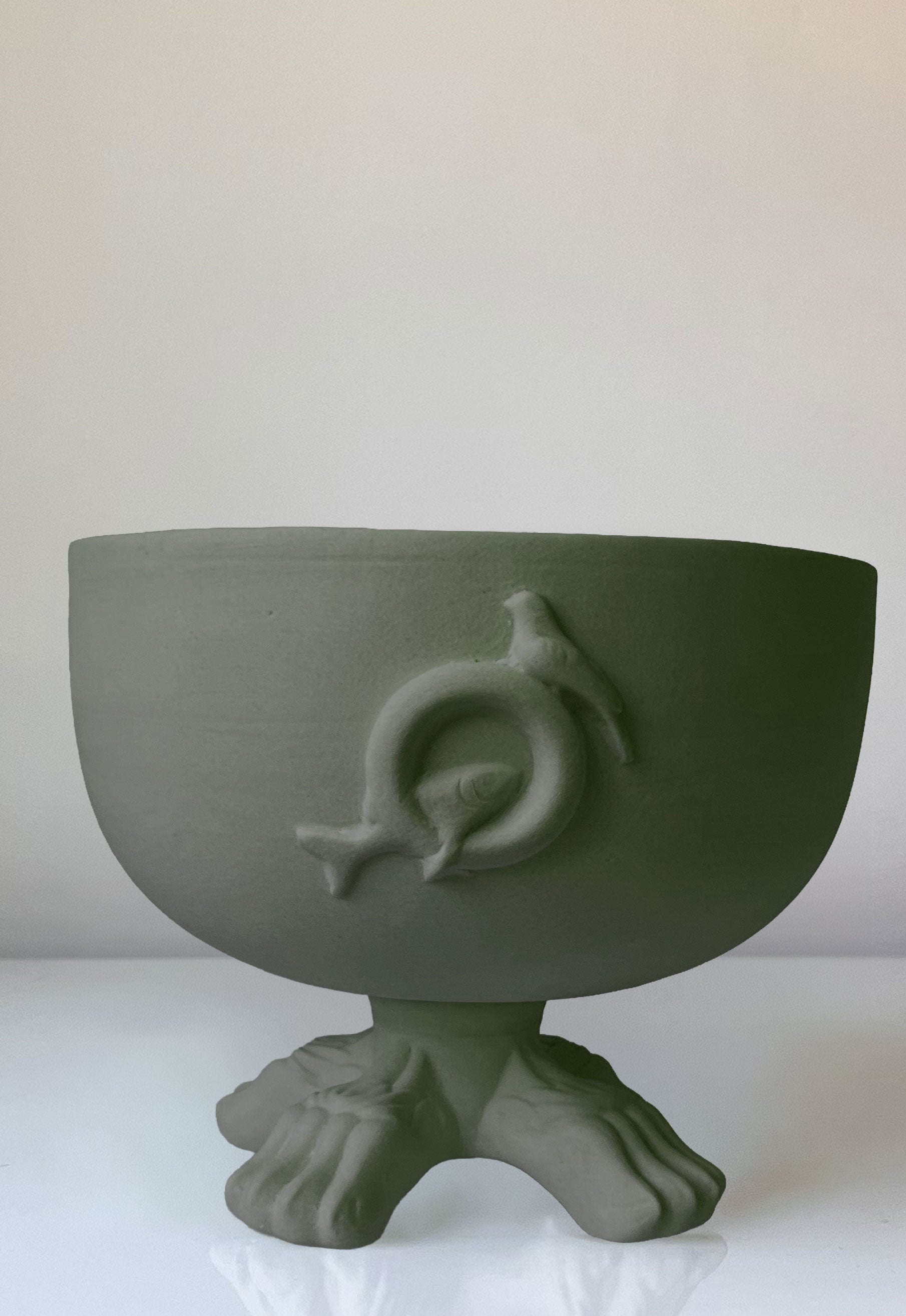 Le Meow Cat Bowl - Obsidian