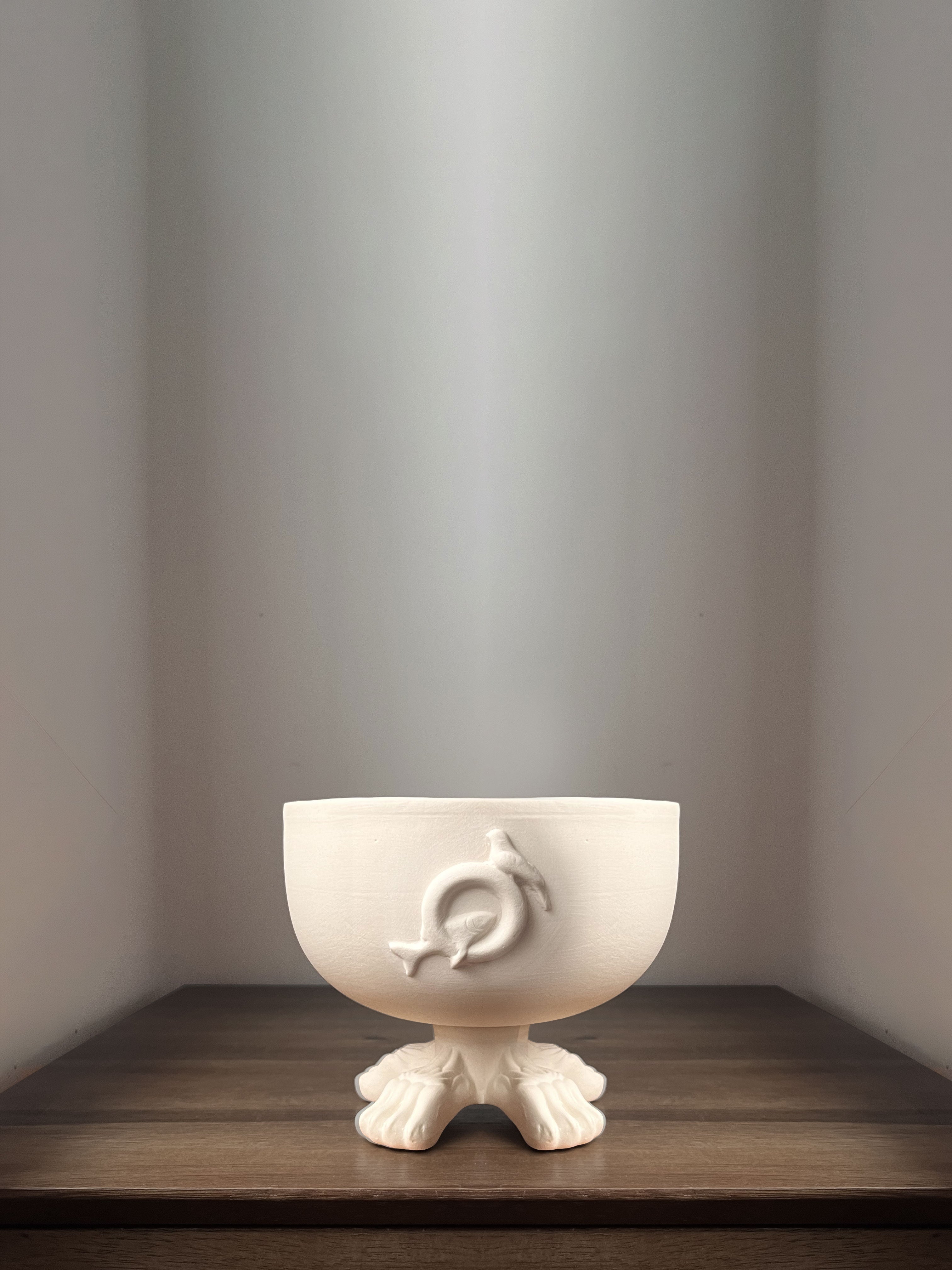 Le Meow Cat Bowl - Moonstone